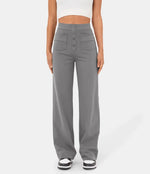 Denise Elastic & Stretch Casual Pants