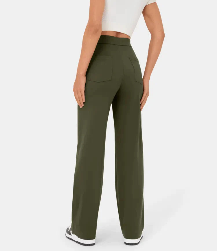 Denise Elastic & Stretch Casual Pants