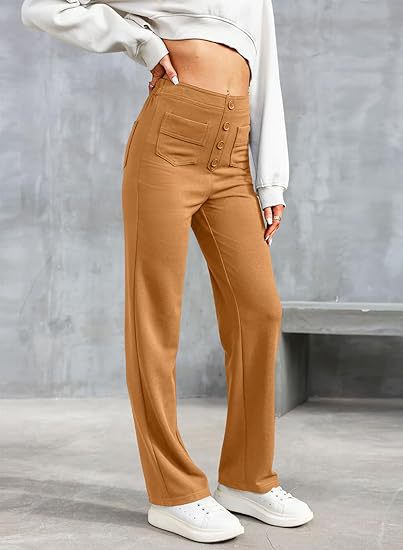 Denise Elastic & Stretch Casual Pants