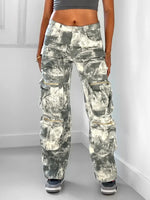 Amber Attico Multipocket Cargo Pants Camo