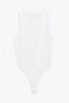 Matte Basic Bodysuit Amber - Off White